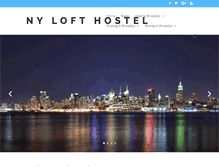 Tablet Screenshot of nylofthostel.com